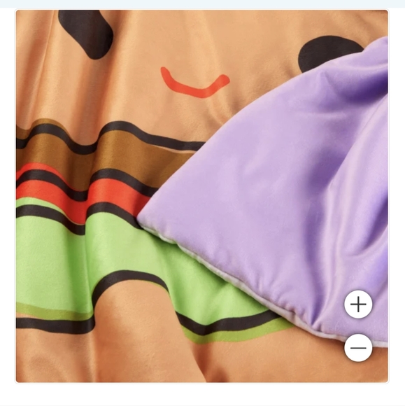 Squishmallows Snuggle Throw Blanket, Just Lunchin, 50"x70",  NWT - Picture 3 of 5